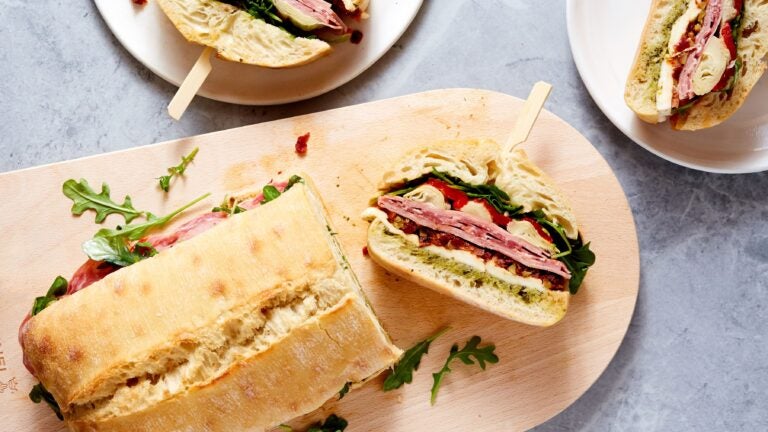 A sub sandwich, or a spuckie.